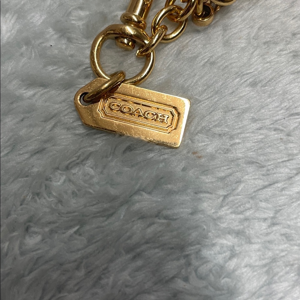 Vintage Coach ‘Peace & Love’ Charm Bracelet - Picture 3 of 13